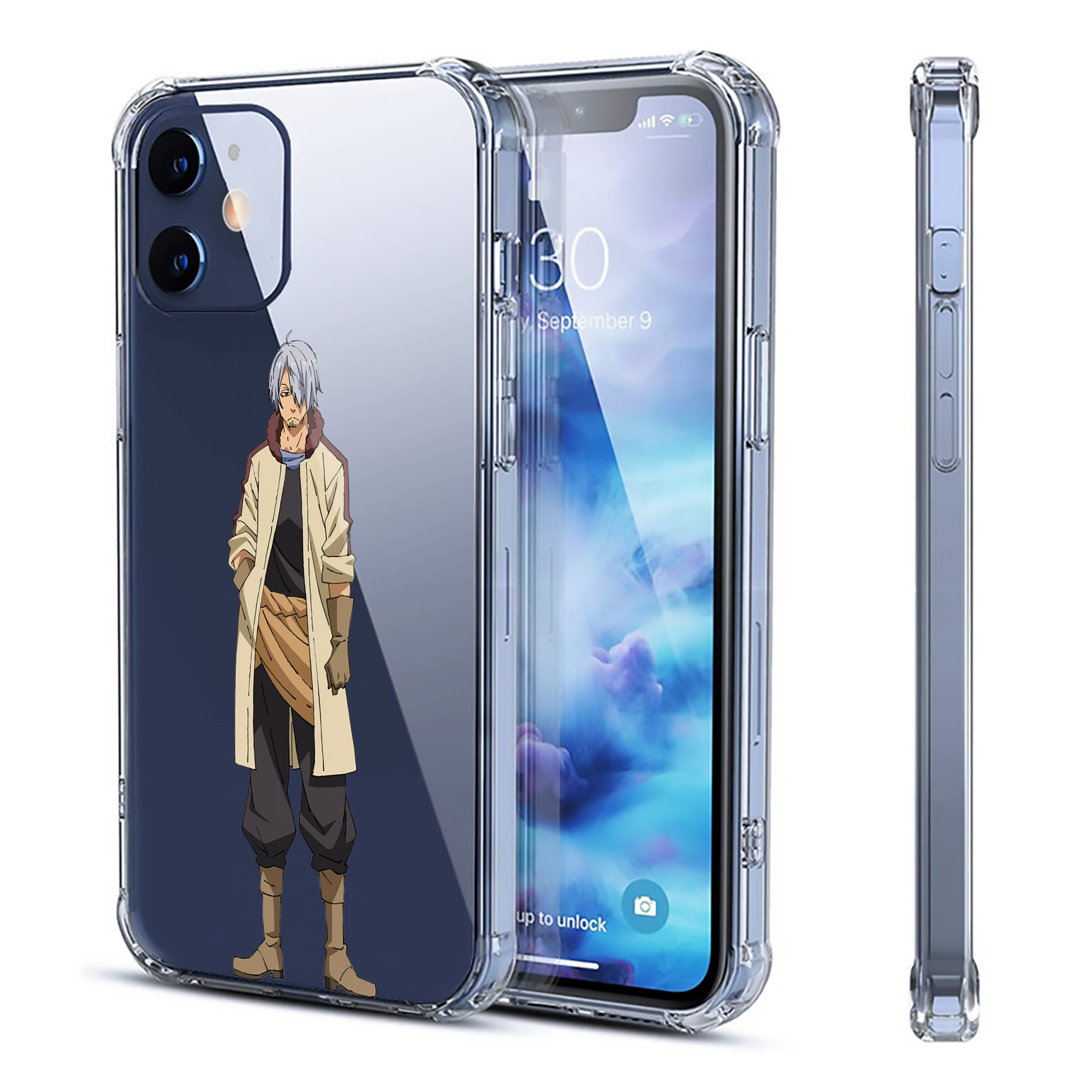 （画像用） 転スラ Regarding Reincarnated to Slime 【iPhone 12シリーズ対応】透明スマホケース（クリアソフトケース）